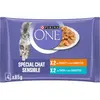 Purina One - Croquettes Spéciales Chats Sensibles - Pour Les Chats - 4x85g