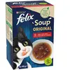 6x48g Felix Soup sélection de la campagne - Pâtée pour chat
