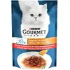 24x85g Gourmet Perle Régal de sauces boeuf dans une sauce saveur rôti de boeuf - Pâtée pour chat