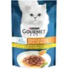 24x85g Gourmet Perle Régal de sauces poulet dans une sauce saveur poulet grillé - Pâtée pour chat