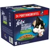 24x85g Felix Tendres Effilés en gelée sélection aux légumes - Pâtée po...
