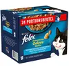 24x85g sélection de poisson en gelée Sensations Felix Sachets fraîcheur pour chat : 15 % de remise !