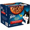 24x85g Felix Sensations Sauce Surprise sélection à la viande - Pâtée p...