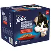 24x85g Felix Tendres Effilés en gelée sélection à la viande - Pâtée po...