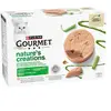 12x85g Gourmet Nature's Creations Mousse saumon, haricots verts - Pâtée pour chat