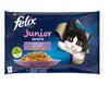 Felix Junior Fantastic 4 x 85 g pour chaton - saumon, poulet
