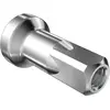 Dt Swiss écrou De Rayon De Vélo Hidden Pro Lock Anodized 100 Unités 2.0 x 12 mm
