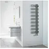 Zehnder Yucca Asym Sèche-serviettes, fonctionnement mixte ou à eau cha...