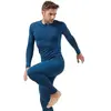 Odlo Top Crew Neck Long Sleeve bleu XL