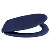 SPIRELLA Abattant Wc Thermo Dur Neela Bleu Foncé Mat - Charnières Abs Chromé