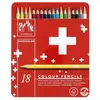 Caran d'Ache Caran D'ache Crayons De Couleur Swisscolor En Étui Métal De 18