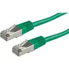 Secomp ROLINE Cordon LAN Cat 5e | Câble réseau FTP Ethernet avec connecteur RJ45 | vert 2,0 m