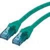 ROLINE Cordon LAN Cat 6A Component Level | Câble réseau UTP Ethernet avec connecteur RJ45 | vert 0,5 m