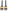 Câble HDMI avec câble Ethernet SECOMP - Roline Gold - 7.5 m - Double blindage - Noir/Or