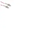 Secomp ROLINE Cordon fibre optique LC/LC | câble FO | câble patch OM4 Duplex Low Loss en violet | 5 m