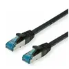 Cordon de raccordement CAT 6a - SECOMP - 5m - SFTP, PiMF - Noir