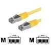 ROTRONIC VALUE Cordon LAN Cat 6 Cable réseau S-FTP Ethernet avec connecteur RJ45 jaune 10 m
