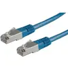 ROTRONIC VALUE Cordon LAN Cat 6 Cable réseau S-FTP Ethernet avec connecteur RJ45 bleu 5 m