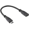 ROLINE 11.02.9015 câble USB USB 3.2 Gen 2 (3.1 Gen 2) 0,15 m USB C Noi...