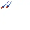 Rotronic ROLINE Cordon LAN Cat 6 Component Level | Câble réseau UTP Ethernet avec connecteur RJ45 | bleu 1 m