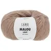 Pelote d'Alpaga et laine MALOU LIGHT - LANG YARNS 0187 Marron - 0187 M...