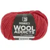 Pelote de Coton et Alpaga à tricoter HONESTY - Wool Addict 0060 Rouge ...