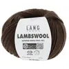 Pelote à tricoter 100% Laine Vierge LAMBSWOOL - Lang Yarns 0068 Marron...