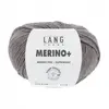 Pelote de Laine à tricoter MERINO + (PLUS) - Lang Yarns Gris (296) - G...