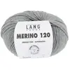 Pelote de laine à tricoter MERINO 120 - Lang Yarns(...) - Gris (324)