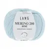 Pelote de laine à tricoter pour layette MERINO 200 BEBE - Lang Yarns 3...