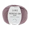 Pelote de laine à tricoter pour layette MERINO 200 BEBE - Lang Yarns 4...
