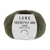 Pelote de Laine à tricoter MERINO 400 LACE - 25GR - Lang Yarns 98 Vert...
