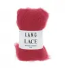 Pelote de Mohair et soie à tricoter LACE - 25 GR - Lang Yarns Rouge (6...