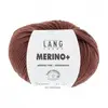Pelote de Laine à tricoter MERINO + (PLUS) - Lang Yarns Rouge (076) - ...