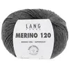 Pelote de laine à tricoter MERINO 120 - Lang Yarns Gris (270) - Gris (...