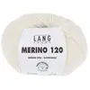 Pelote de laine à tricoter MERINO 120 - Lang Yarns Ecru (002) - Ecru (...
