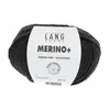 Pelote de Laine à tricoter MERINO + (PLUS) - Lang Yarns Noir (105) - N...