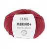 Pelote de Laine à tricoter MERINO + (PLUS) - Lang Yarns Rouge (060) - ...