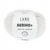 Pelote de Laine à tricoter MERINO + (PLUS) - Lang Yarns Blanc (001) - ...