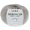 Pelote de laine à tricoter MERINO 120 - Lang Yarns Marron (52 - BRUN C...
