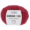 Pelote de laine à tricoter MERINO 120 - Lang Yarns(...) - Rouge (160)