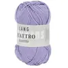 Non communiqué Fil à tricoter 100% coton QUATTRO - Lang Yarns(...) - 07 Violet