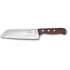 Victorinox Wood Couteau Santoku, Érable Modifié, Lame Alvéolée, 17 Cm, Boîte Cadeau