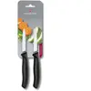 Couteau d'office VICTORINOX 8CM NOIR x 2