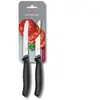 Couteau à tomates VICTORINOX TOMATE 11CM NOIR x 2
