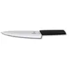 Victorinox 6.9013.22b Couteau Lame Acier Inoxydable Manche 22 Cm En Polypropylène Noir