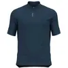 Odlo Maillot semi-zippé Essentials pour homme, S, bleu marine