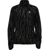 Odlo Veste de course à pied Essential Light Print pour femme, XS, noir