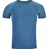 Odlo T-Shirt Manches Courtes Performance Light E Homme Bleu