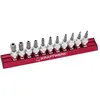 Kraftwerk Loch-TX-Bit-Set MAGALU 3/8", 11 pièces